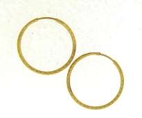 Twisted 9ct Gold Sleeper