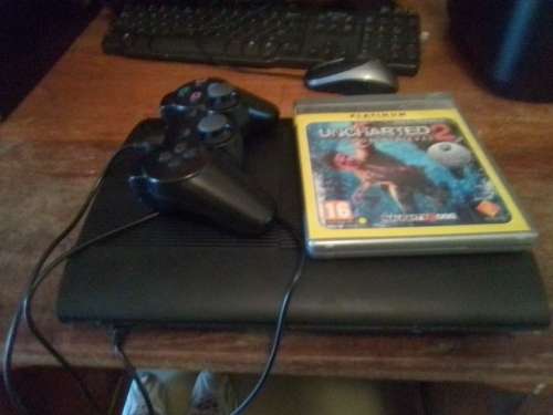 Ps3 super spin 12gb bundle *minor fault*