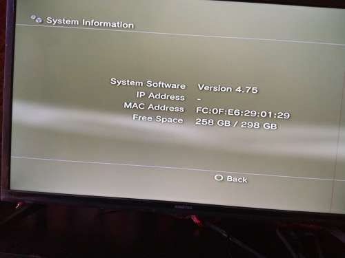 Ps3 slim 320gb for repair