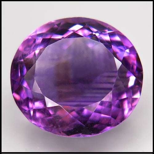 8.97ct STUNNING! NATURAL TOP PURPLE AMETHYST OVAL CUT 15 X 12MM BIG SIZE!