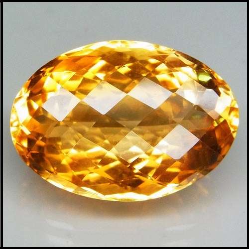 HUGE 12.11ct BEAUTIFUL! 100% NATURAL TOP GOLDEN YELLOW CITRINE OVAL CUT