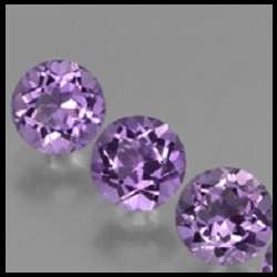 STUNNING SET OF 100% NATURAL ROUND CUT AMETHYST - R1 NO RESERVE AUCTION!