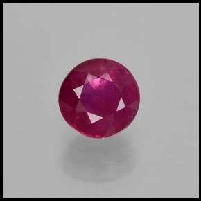 BEAUTIFUL NATURAL ROUND CUT RED PINK BURMA RUBY