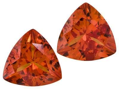 STUNNING! 5.50CT 100% NATURAL TRILLION CUT MYSTIC TOPAZ MATCHING PAIR