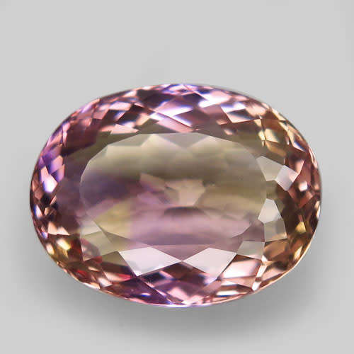10.93ct.Shimmering! Rare 100% Natural Bi Colour Ametrine Unheated Bolivia