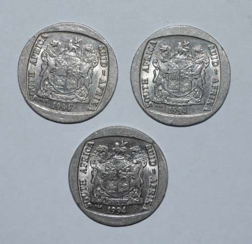 SET OF 3 R5 PRESIDENTIAL INAUGURATION COINS 1994