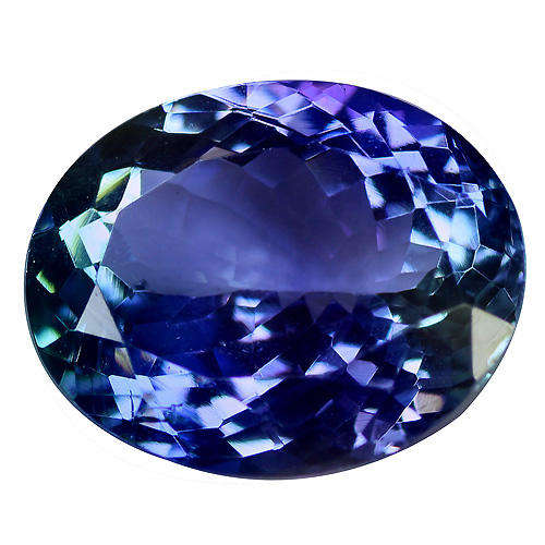 3.46ct STUNNING CERTIFIED OVAL NATURAL TANZANITE