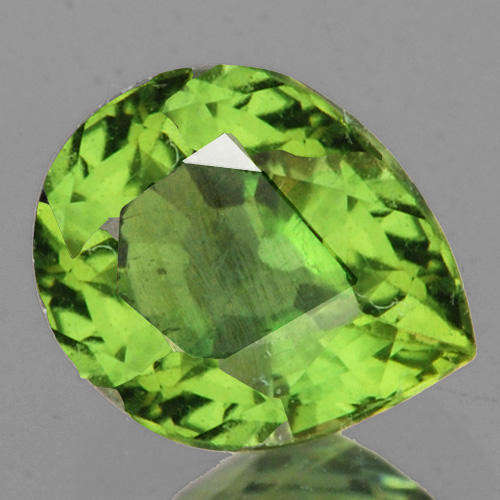 0.44ct PEAR CUT 100% NATURAL GREEN SAPPHIRE