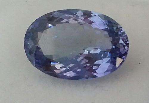 3.48ct STUNNING CERTIFIED OVAL CUT NATURAL TANZANITE