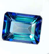 1.30ct OCTAGON CUT MYSTIC TOPAZ