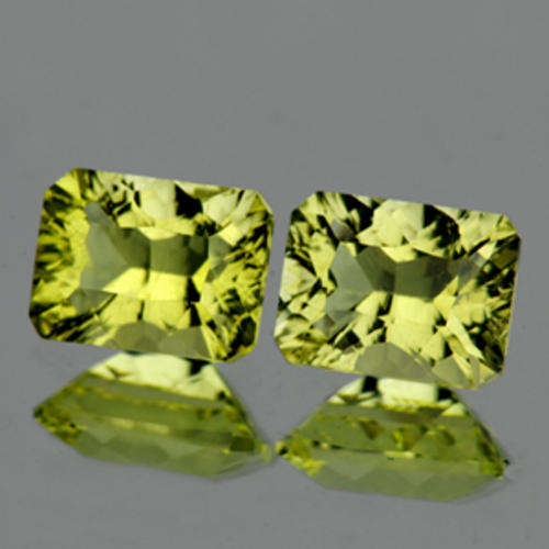 2.73CT/2PC SPARKLING GOLD LEMON QUARTZ