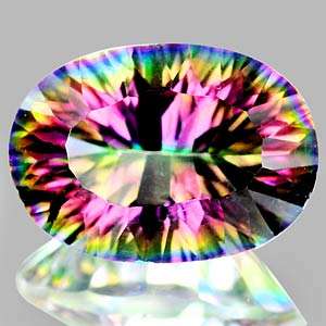 Concave Cut 5.16 Ct. Natural Mystic Green Quartz