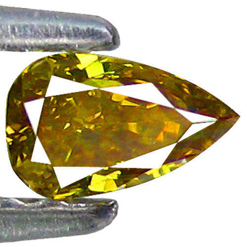 0.17Ct UNTREATED NATURAL YELLOW DIAMOND - VS
