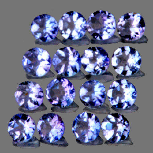 1.00CT/16PCS NATURAL PURPLE BLUE TANZANITE