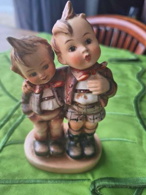Hummel Figurine 123 labeled Germany Stamped W Goebel Signature