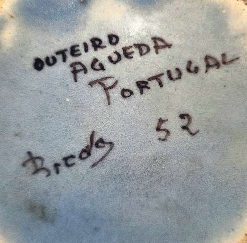 Amazing!!!  Signed  Hand Painted Table Lamp from Portugal