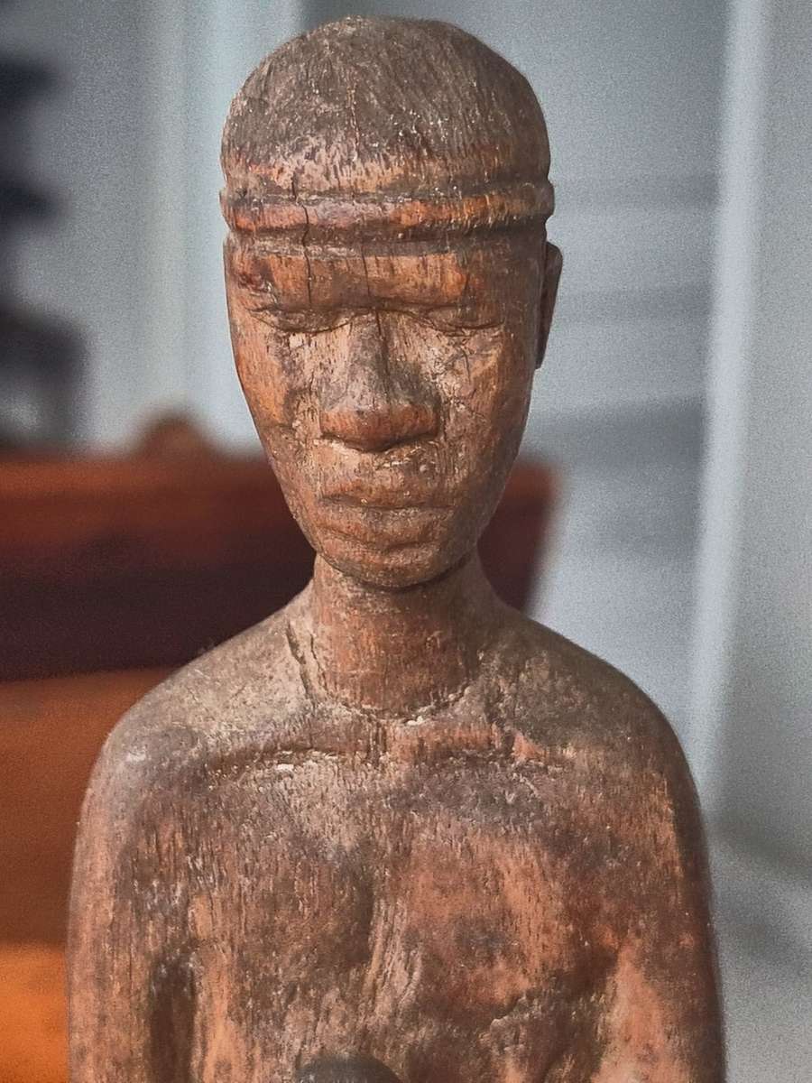 Set of African Wood Figures
