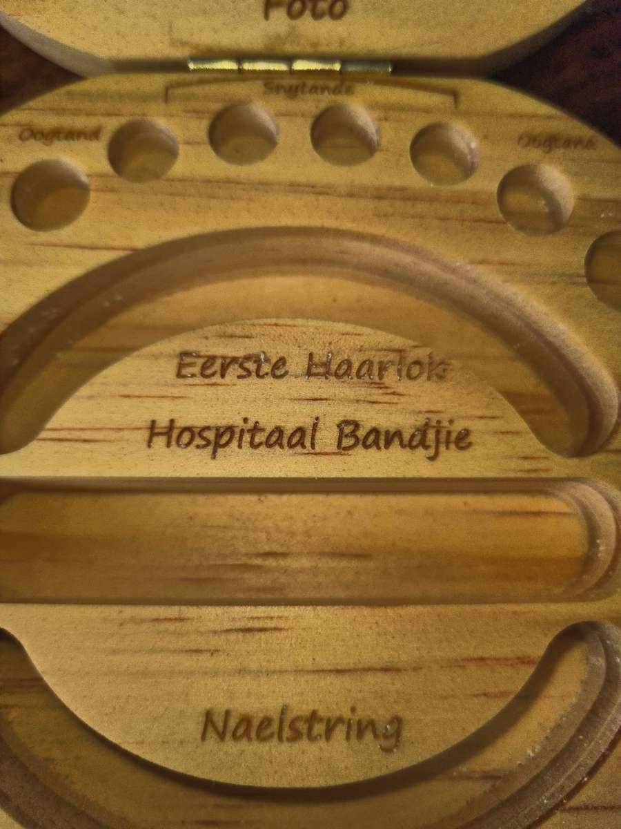 Wooden Baby Tooth Keepsake Box Customize Personalized Baby Teeth Storage Organizer First Lost Milk T