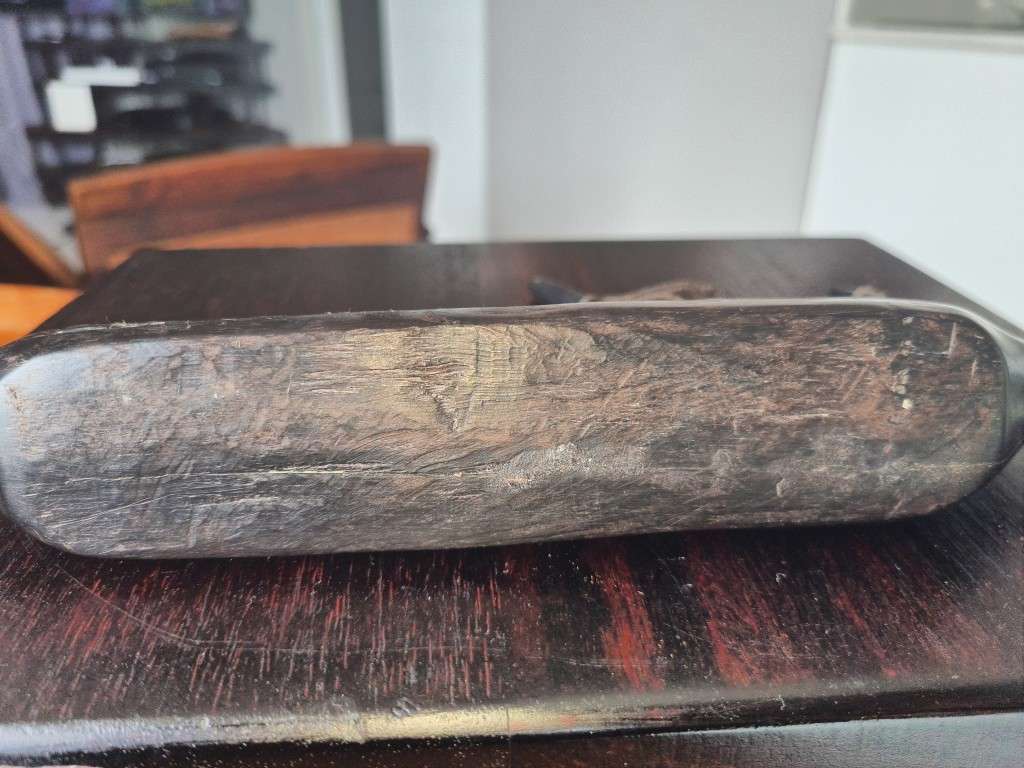 RARE!!!  Lake MALAWI AFRICAN Tribal Art Hand Carved Ebony wood Boat Fishing