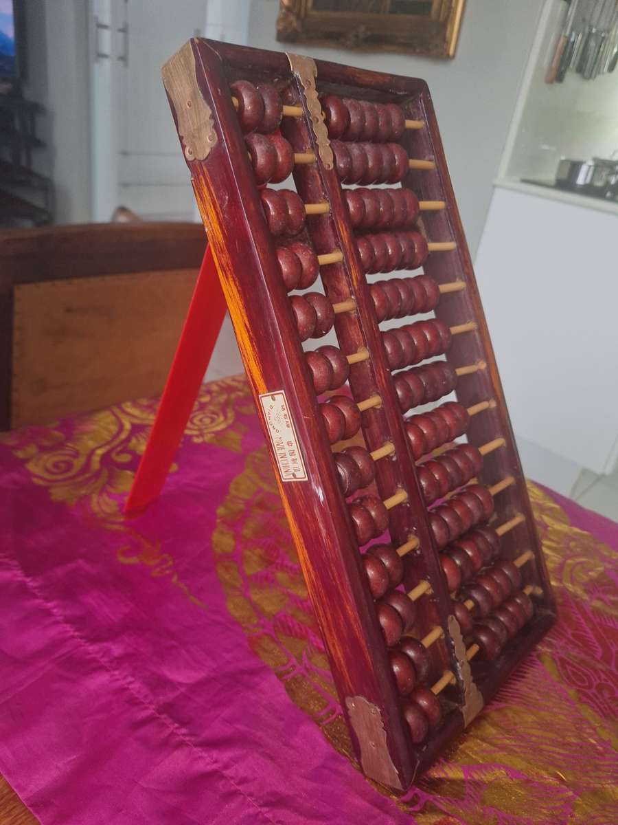 Vintage Diamond Brand Chinese Abacus 13 Rows 91 Beads