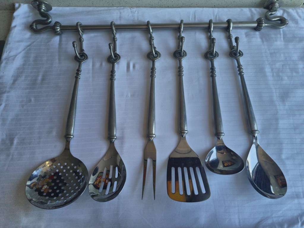 Carrol Boyes Wall Mounted 6 Piece Utensil Set