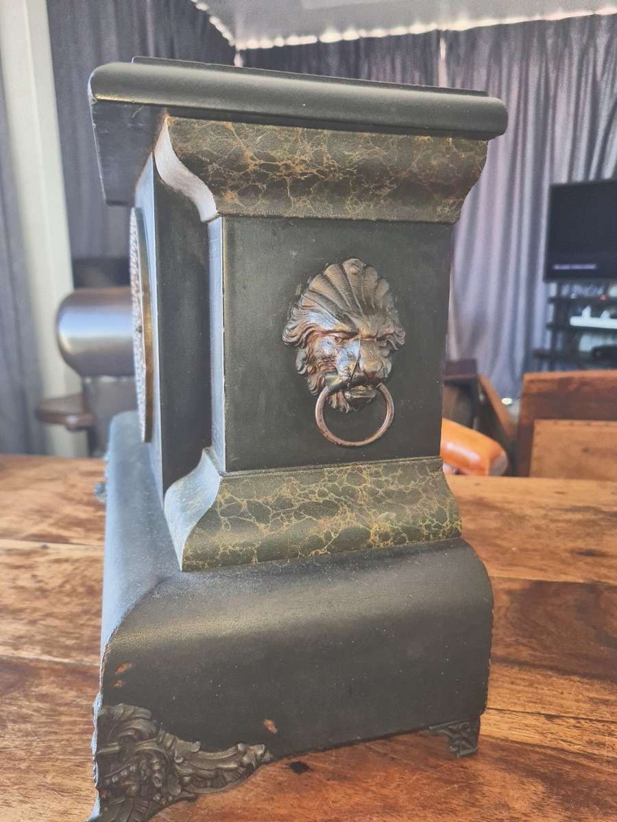 Sessions Mantle Clock 8 Day 1/2 Strike Cathedral Gong with key