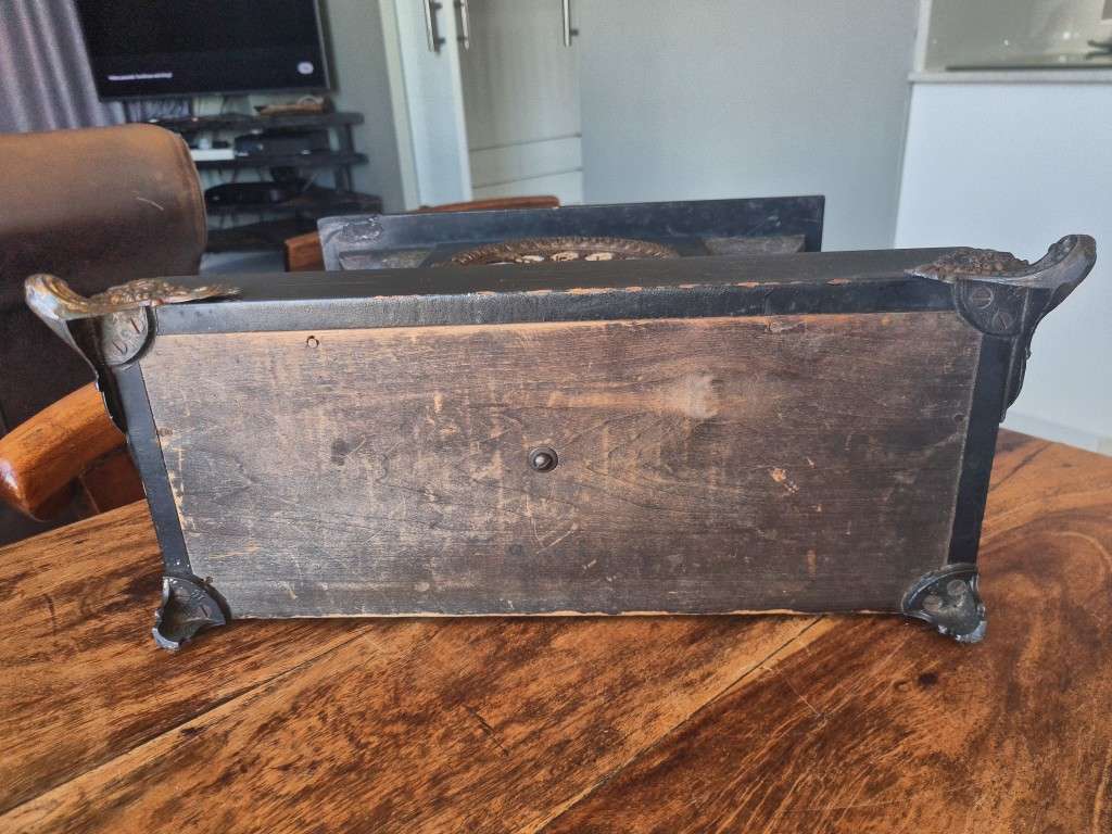 Sessions Mantle Clock 8 Day 1/2 Strike Cathedral Gong with key