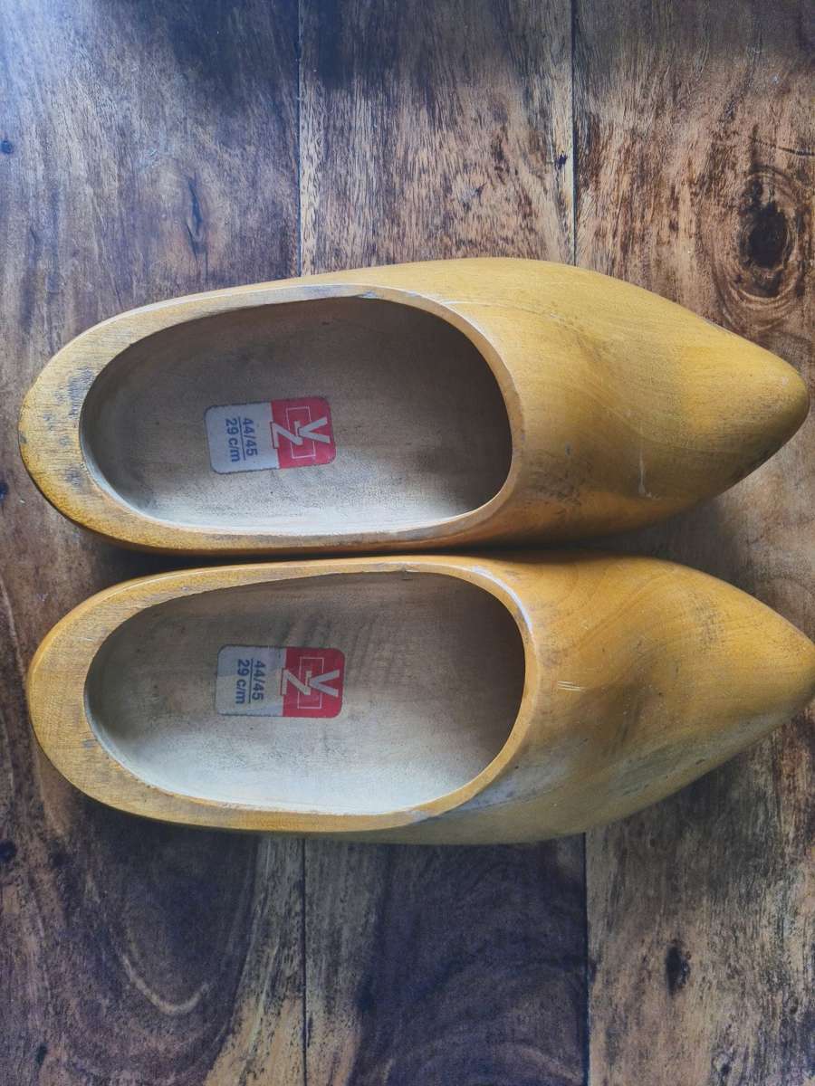 Vintage human size 44 Made in Holland Dutch Wooden Shoes Clogs