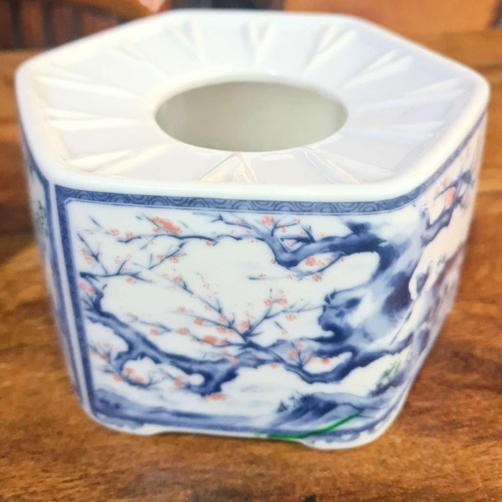 Dolphin DYNASTY BLUE Teapot with Warmer