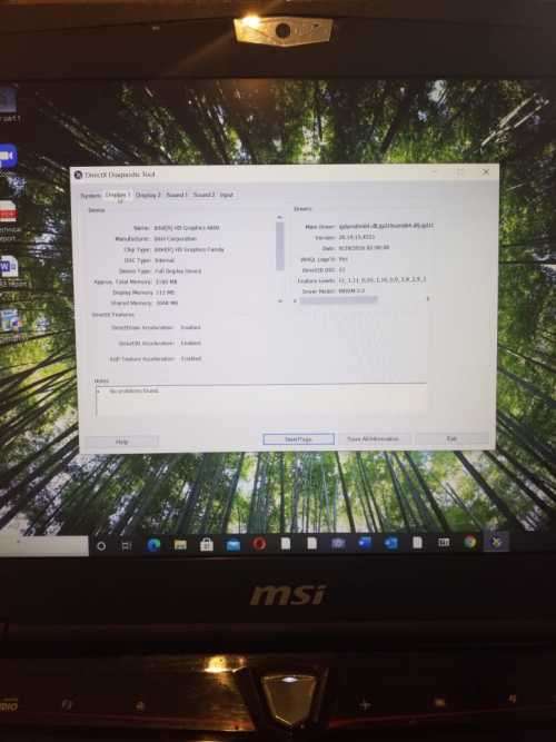 MSI Gaming laptop 17.3 inch Intel Core i7