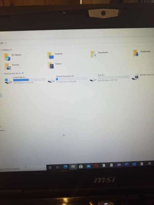 MSI Gaming laptop 17.3 inch Intel Core i7