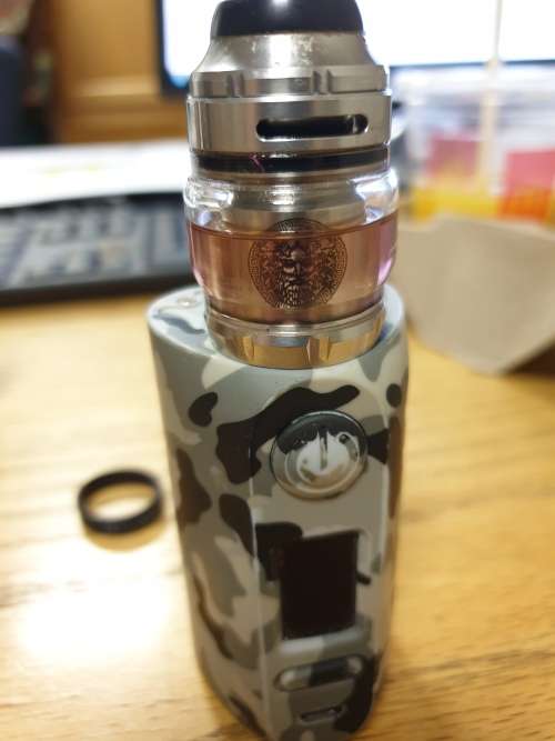 Vape: Vapor Storm 200W Mod, blue camo