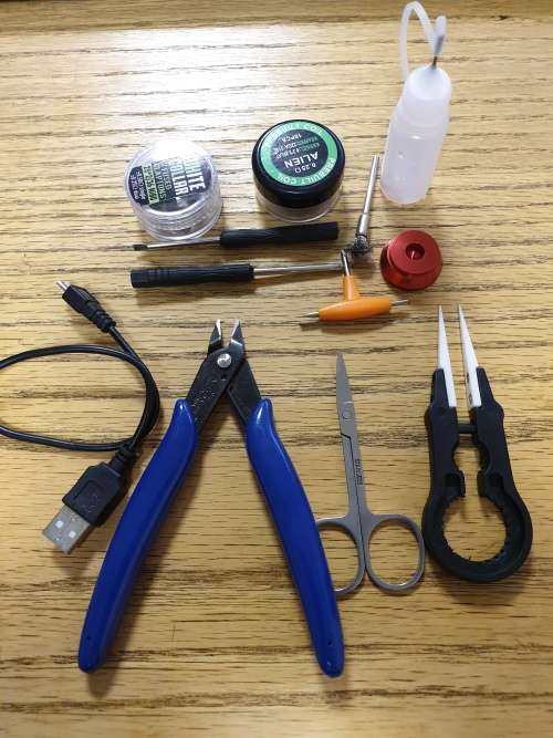 Vape: Vapor Storm 200W Mod, blue camo