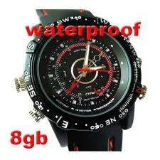 8GB Waterproof Spy Camera DVR Watch!!!