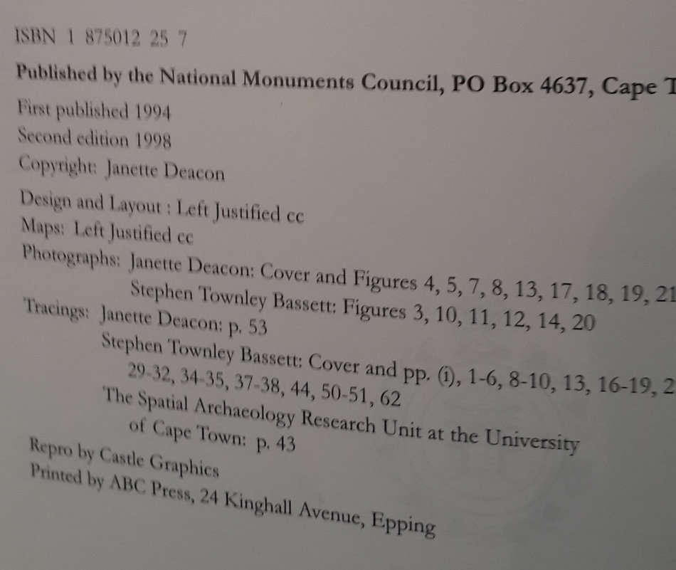 Some views on rock paintings in the Cederberg (Janette Deacon)