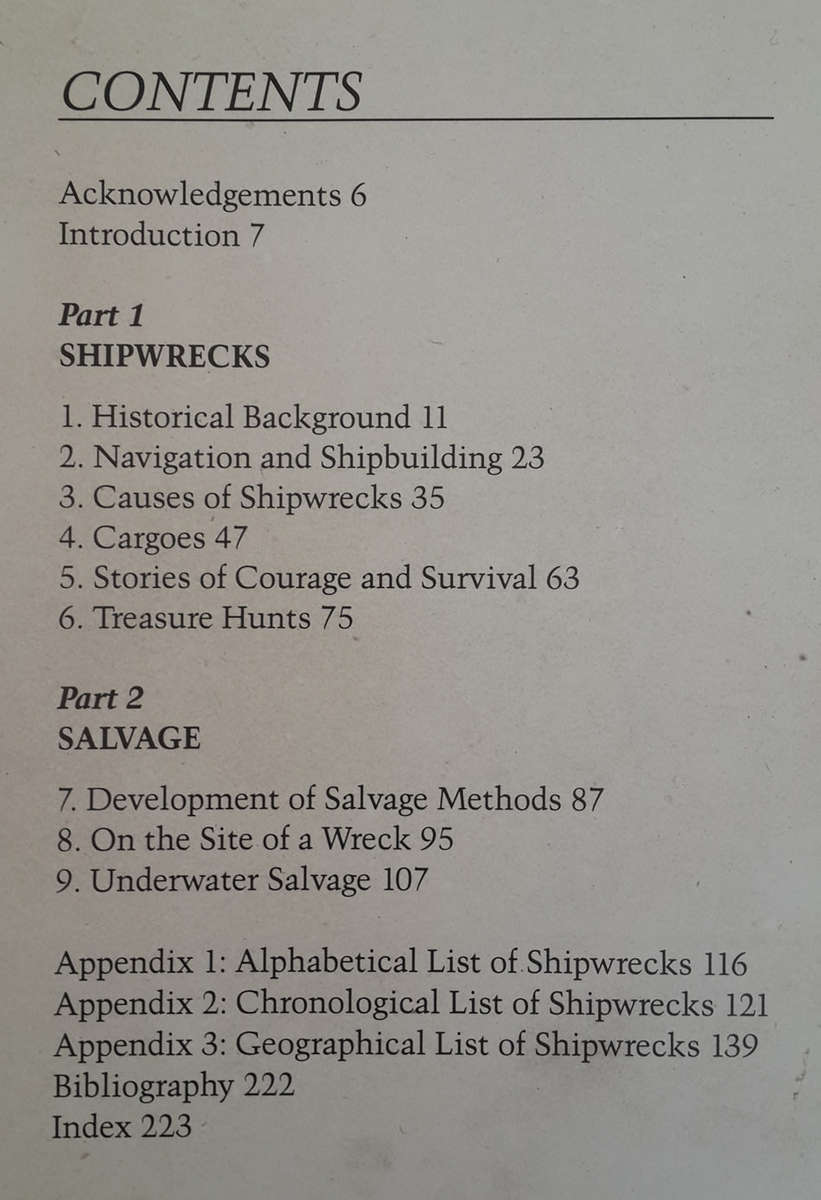 Shipwrecks & Salvage in South Africa: 1500 to the Present