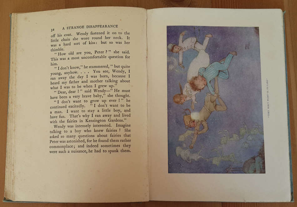 J. M. Barrie's Peter Pan and Wendy. Retold by May Byron for Little People with the Approval of the A