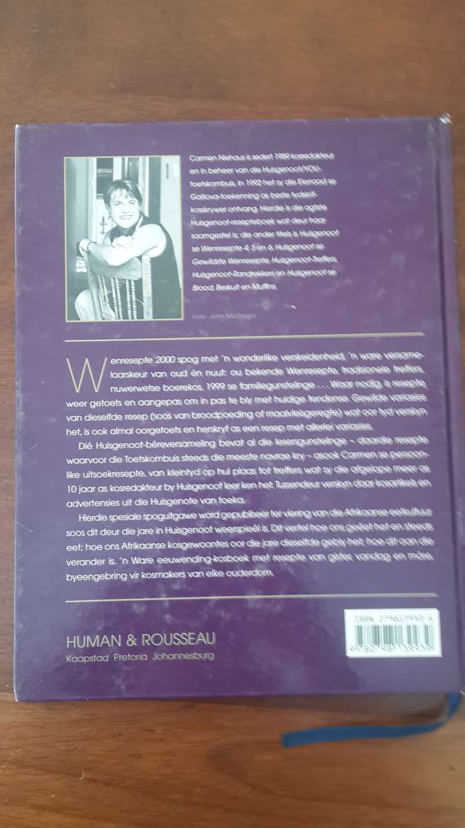 Huisgenoot Wenresepte 2000 Gunstelinge van toeka tot nou - Carmen Niehaus