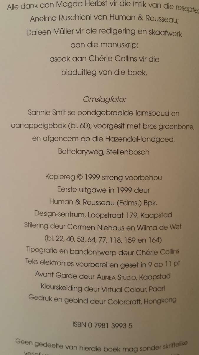 Huisgenoot Wenresepte 2000 Gunstelinge van toeka tot nou - Carmen Niehaus