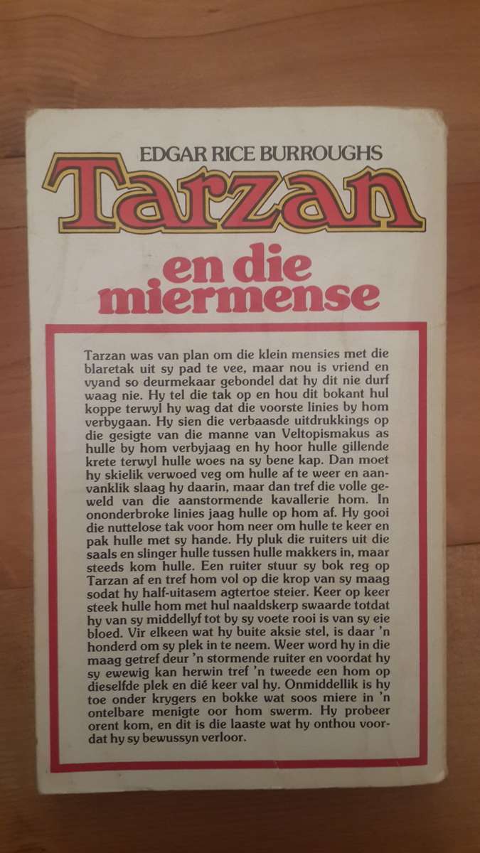 Tarzan en die miermense (Edgar Rice Burroughs) 1985