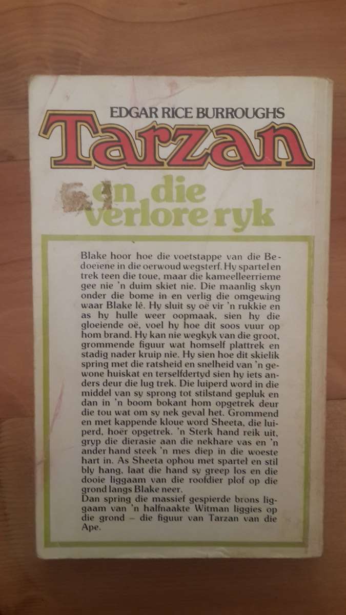Tarzan en die verlore ryk  (Edgar Rice Burroughs) 1985