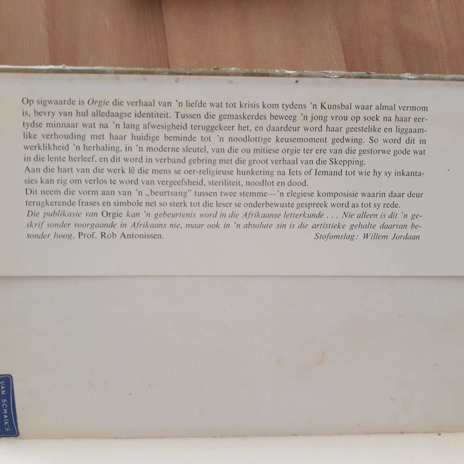 Orgie  (Andre P Brink)