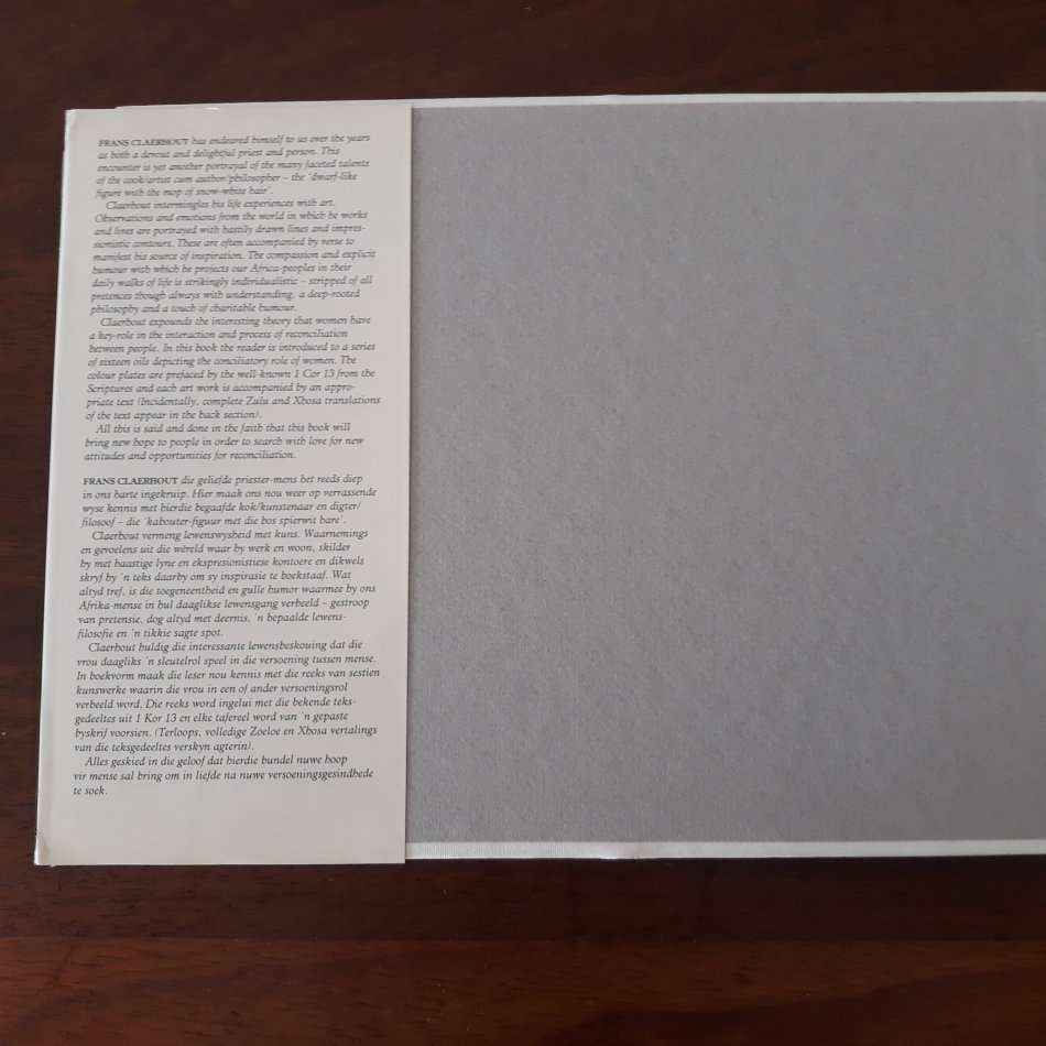 Reconciliation Versoening (Frans Claerhout)