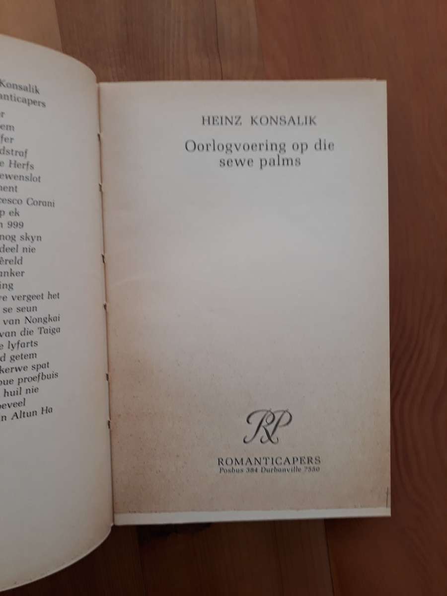 Oorlogvoering op die Sewe Palms  (Heinz G. Konsalik)