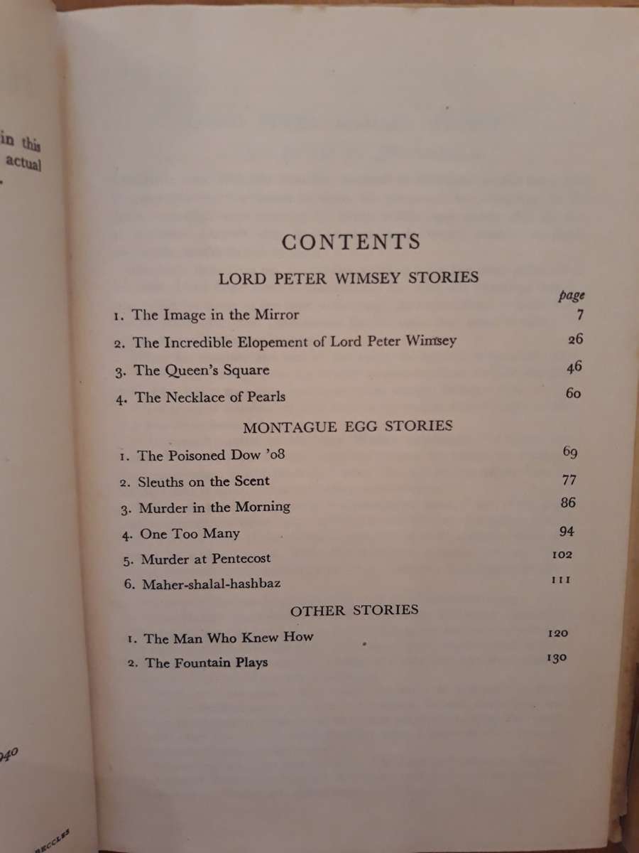 2 x Dorothy L. Sayers books - Gaudy Night and Hangman's Holiday