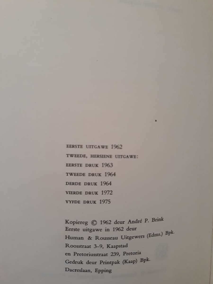 Lobola Vir Die Lewe (Andre P Brink)