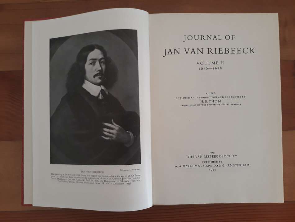 Journal of Jan van Riebeeck Volume II 1656 - 1658