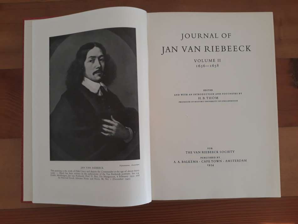Journal of Jan van Riebeeck Volume II 1656 - 1658