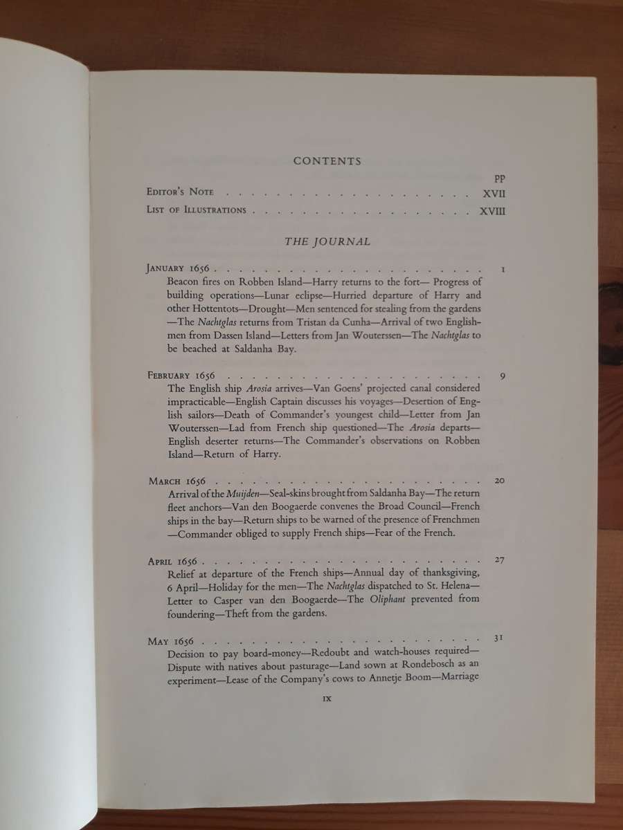 Journal of Jan van Riebeeck Volume II 1656 - 1658
