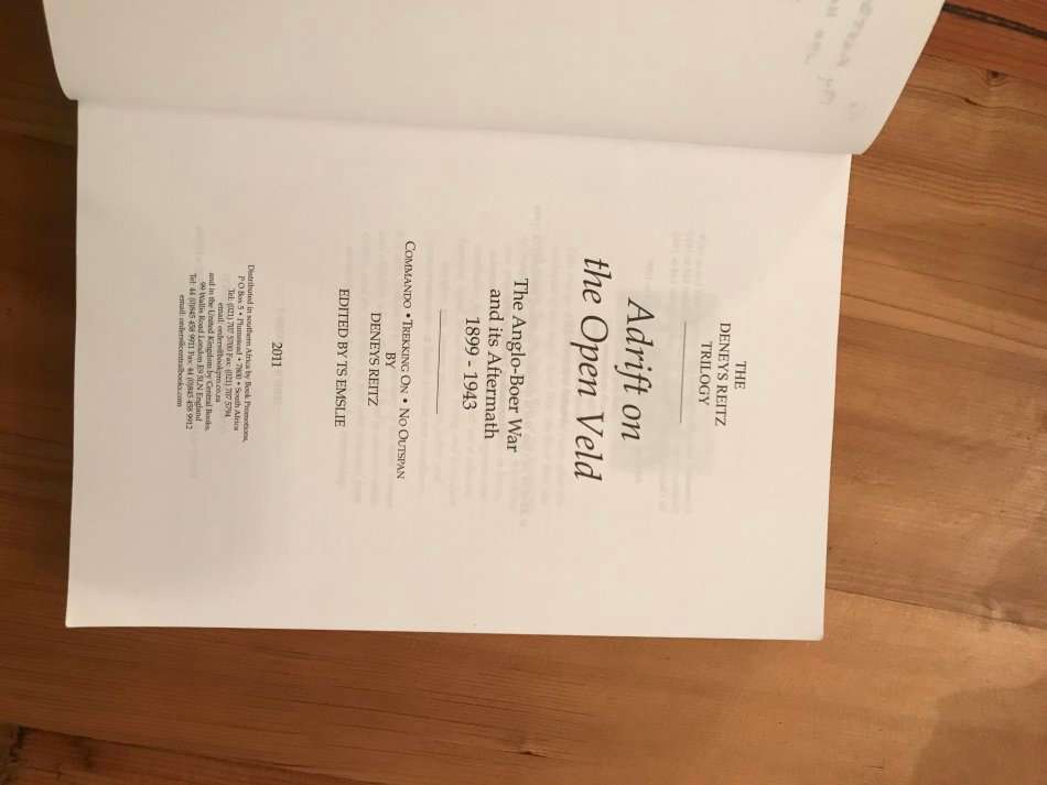 Adrift on the Open Veld: The Anglo-Boer War and its Aftermath 1899-1943 (Deneys Reitz)